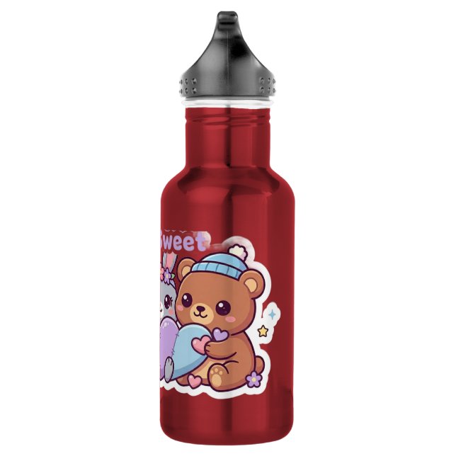 Restez doux Amis Animaux Kawaii Bouteille d'Eau Pa (Droite)
