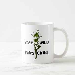 Restez en Féerie sauvage Mug café enfant