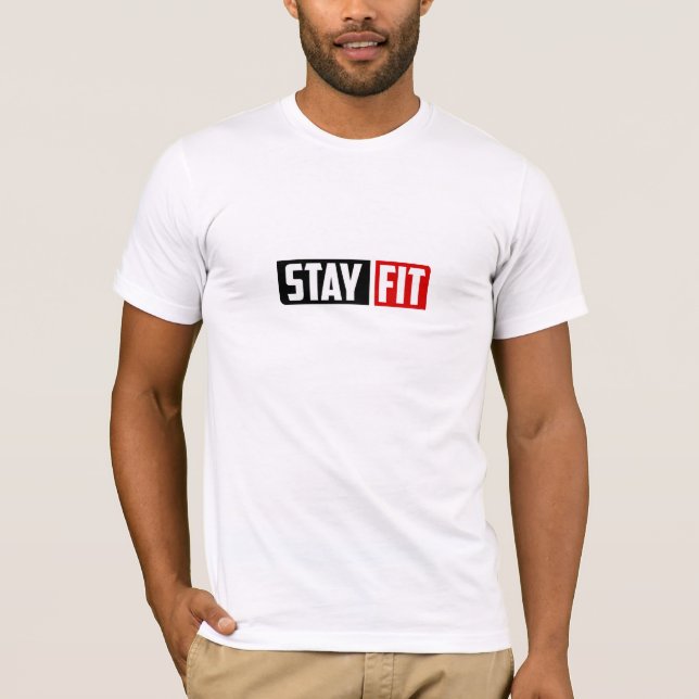 Restez en forme - T-Shirt de gym (Devant)