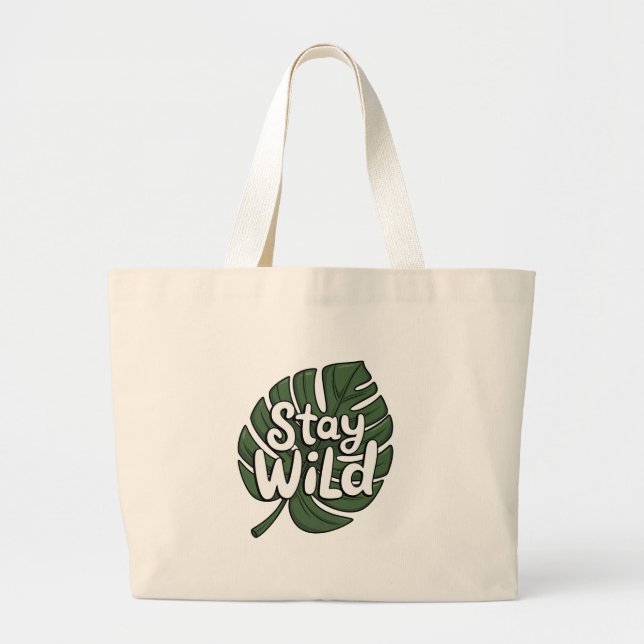 Restez en Sac fourre-tout sauvage (Devant)