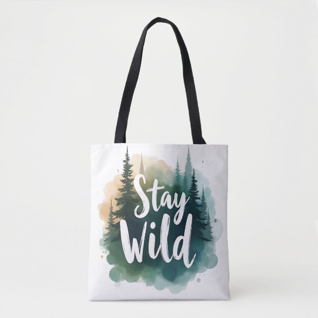 Restez en Sac fourre-tout sauvage | Shopper Nature (Devant)