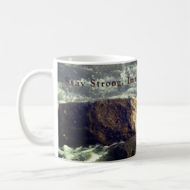 Restez ferme Mug (Gauche)