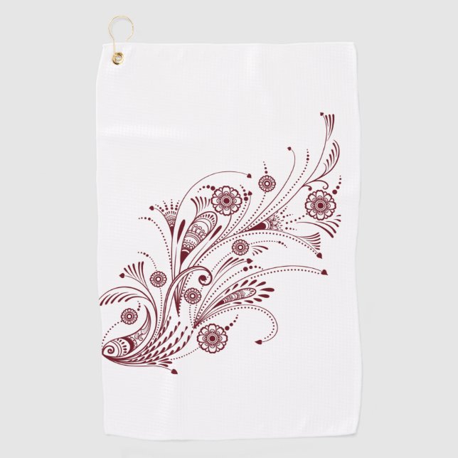 Restez frais sur le vert : serviettes de golf haut (Devant)