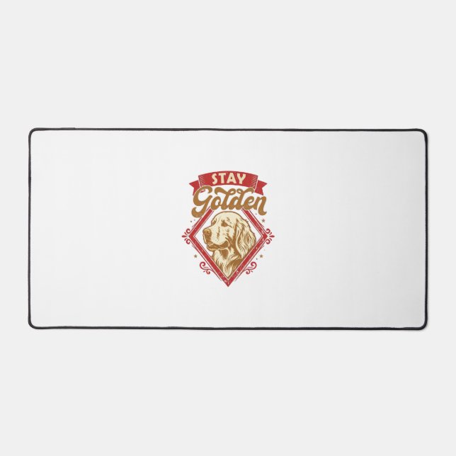 Restez Golden Retriever Chien Diamant Rouge_1 (Recto)