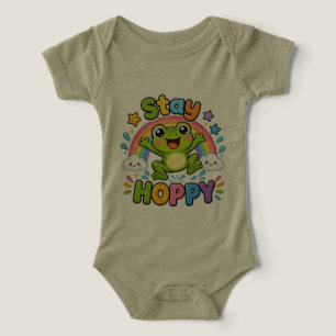 Restez heureux Création de grenouille heureuse m