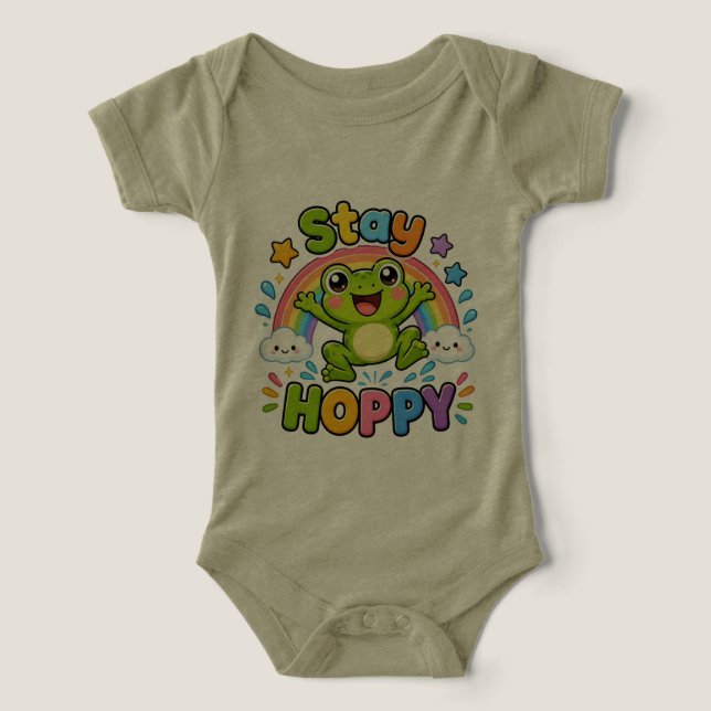 Restez heureux | Création de grenouille heureuse m (Design Recto)