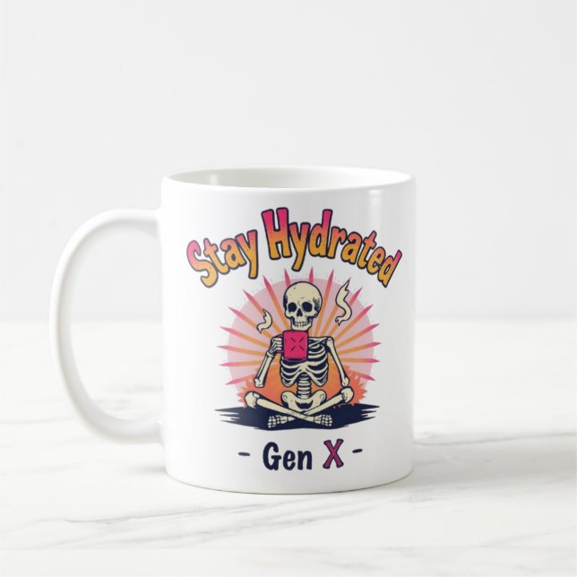 Restez Hydraté Gen X Mug (Gauche)