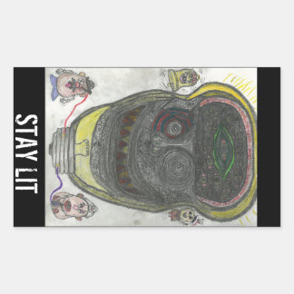RESTEZ LIT stickers