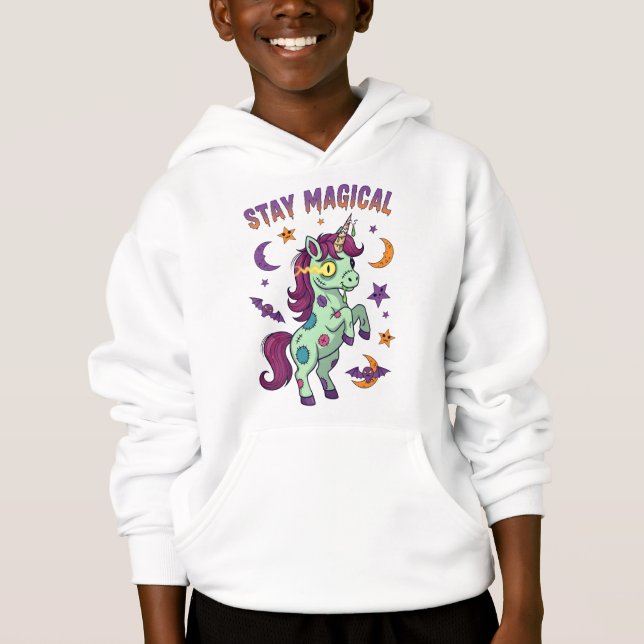 "Restez Magique" Licorne Zombie (Devant)