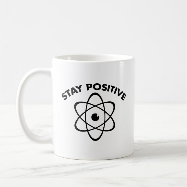 Restez positif Café Mug (Gauche)