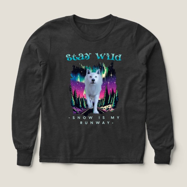 Restez sauvage Loup de l'Arctique (Motif recto)