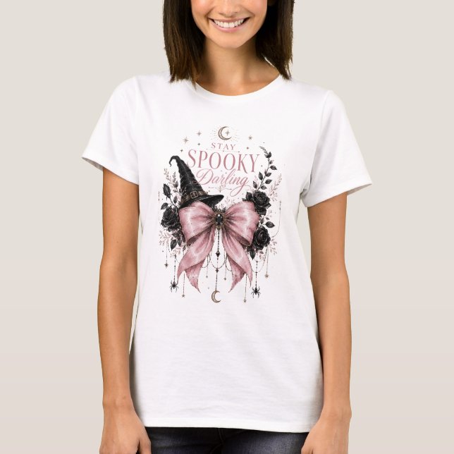 Restez Spooky Darling T-Shirt Halloween (Devant)