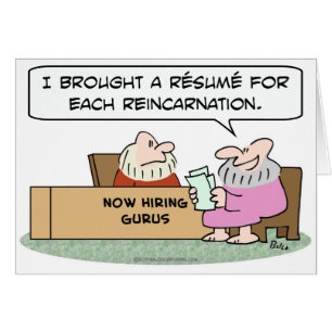 résumé de gourou pour chaque réincarnation