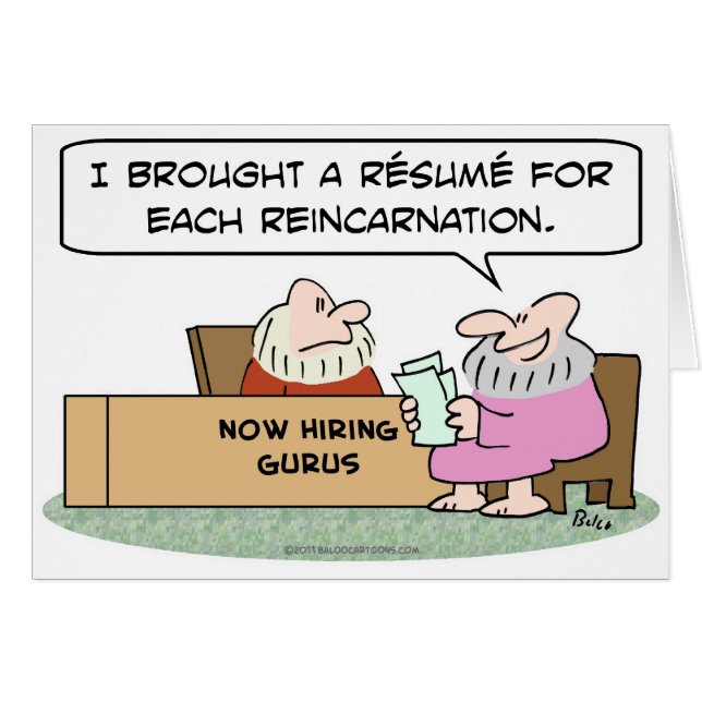 résumé de gourou pour chaque réincarnation (Devant horizontal)