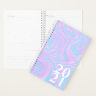 Résumé Marbre Rose Abstrait 2021 Violet Turquoise