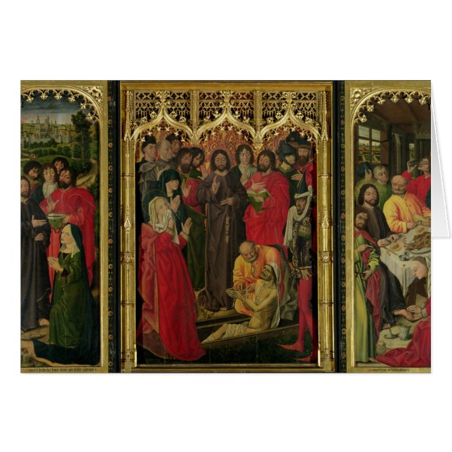 Résurrection de triptyque de Lazarre ; Augmenter (Devant horizontal)