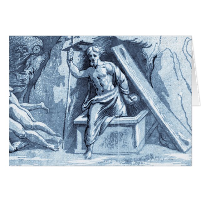 Résurrection des cartes de Jésus-Christ (Devant horizontal)