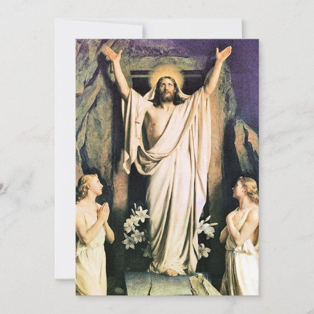 Résurrection du Christ, tableau de Carl Bloch, (Devant)