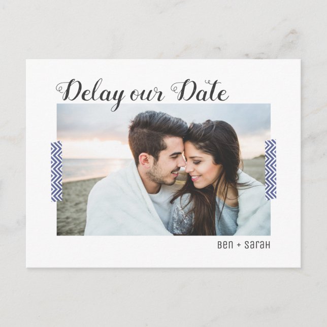 Retarder notre carte postale Date (Devant)