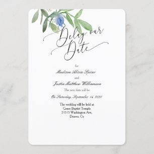 Retarder notre Faire-part de mariage de date