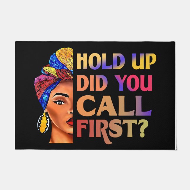 Retenez-Vous Appelé Premier Tapis De Porte, Fille  (Devant)