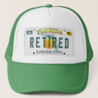 Retiré dans le casquette de la Floride
