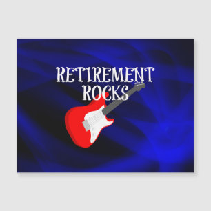 Retirement Rocks, rockin' guitare rouge et blanche