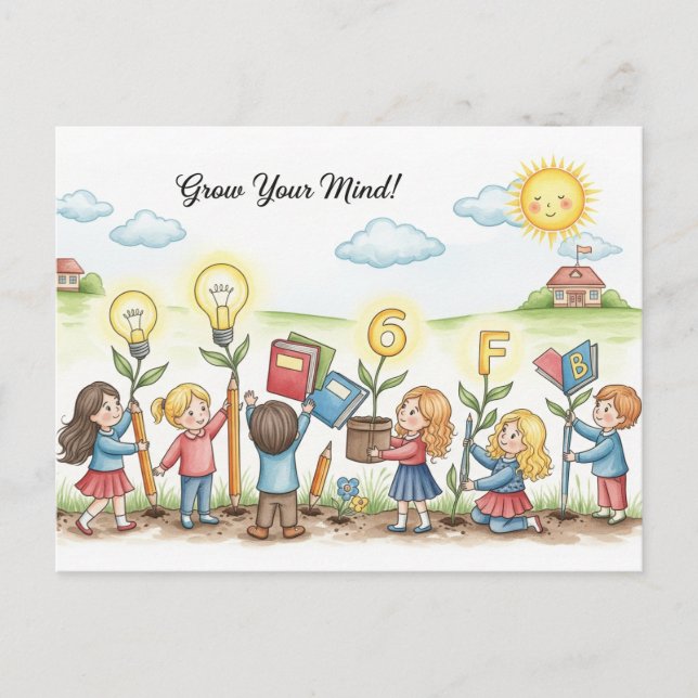 Retour à la carte postale de l'école (Devant)