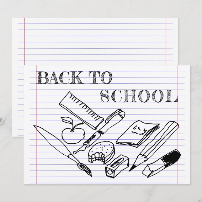 Retour à l'école (Devant / Derrière)