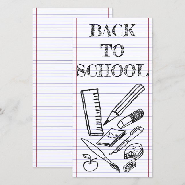 Retour à l'école (Devant / Derrière)