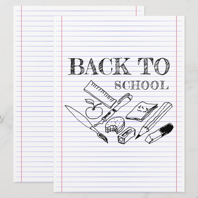 Retour à l'école (Devant / Derrière)