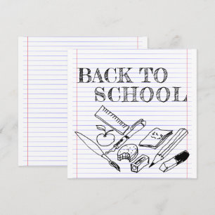 Retour à l'école