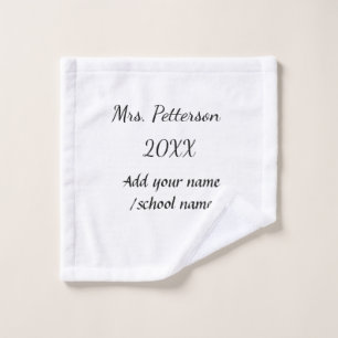 Retour à l'école ajouter nom de l'enseignant année