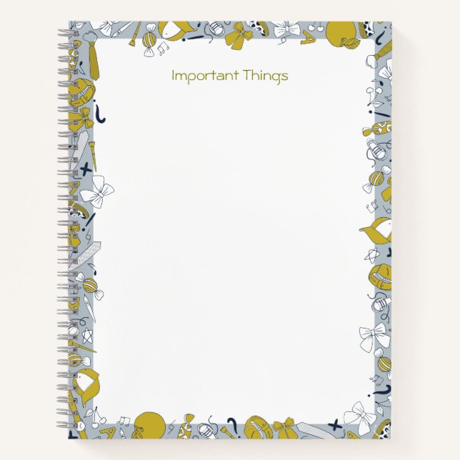 Retour à l'école | Cahier à reliure spirale pour e (Devant)