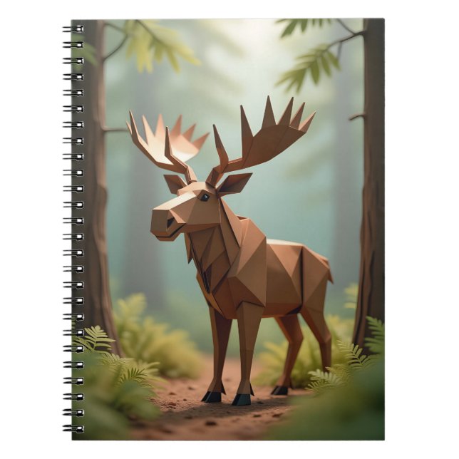 Retour à l'école : carnet Origami Moose  (Devant)