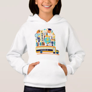Retour à l'école chemises et vestes de nom personn