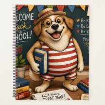Retour à l'école Chien PNG, design de chien d'ense