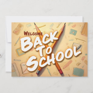 Retour à l'école – Conception d'art au crayon