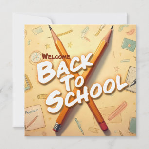 Retour à l'école – Conception d'art au crayon