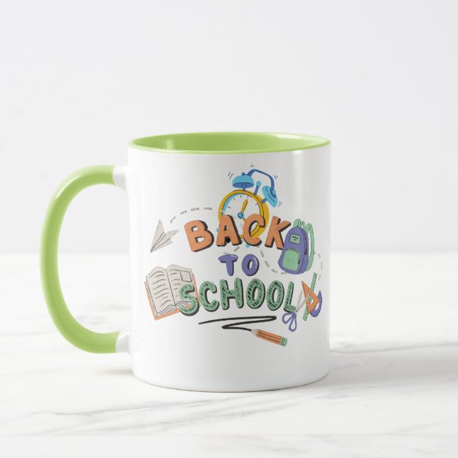 Retour à l'école de café Mug | Cadeau étudiant ens (Gauche)