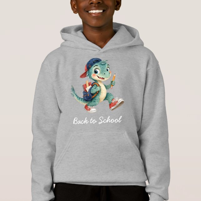 Retour à l'école Dinosaure Mignon Enfants  (Devant)