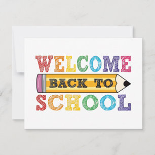 Retour à l'école – Illustration de crayon