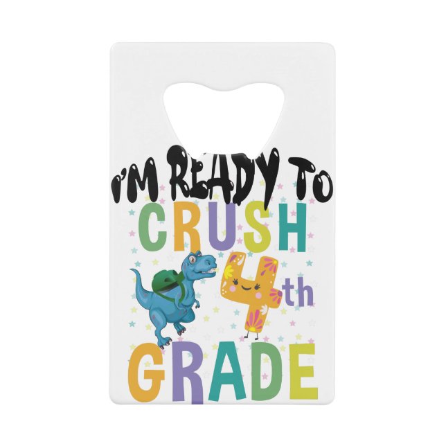 Retour à l'école Je suis prêt à écraser 4e année D (Devant)