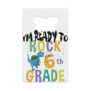 Retour à l'école Je suis prêt à rocker 6e année Di