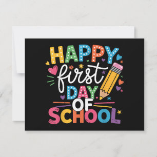 Retour À L'École Joyeux Premier Jour De L'École Pr