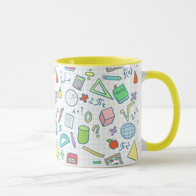 Retour à l'école : mug mathématique (Droite)