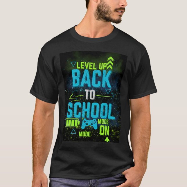 Retour à l'école - Retour T-shirt Motivational (Devant)