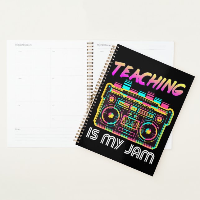 Retour à l'école Rétro Enseigner est mon truc 80s (Devant avec enveloppe)