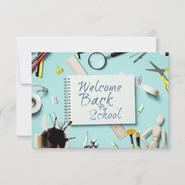 Retour à l'école – Style Cahier Créatif (Devant)