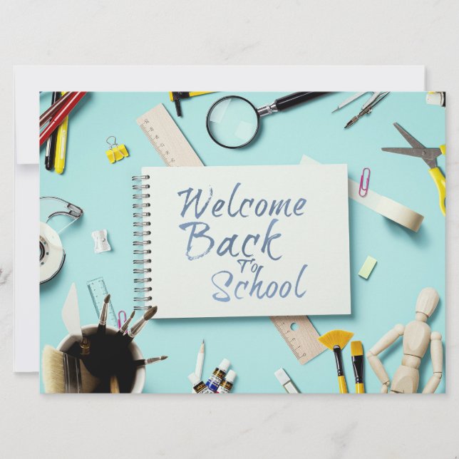 Retour à l'école – Style Cahier Créatif (Devant)